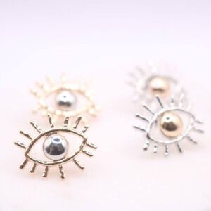 Gold Eye earrings